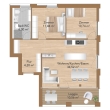 VERKAUFT: Sonnige 3-Zimmer-Dachgeschosswohnung "Pinus" - Wohnung "Pinus" Grundriss